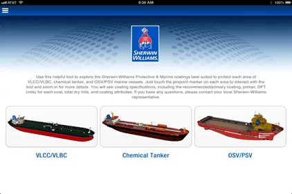 Sherwin-Williams' new marine coating app