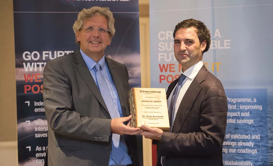 AkzoNobel Awards Carbon Credits to Grimaldi Group