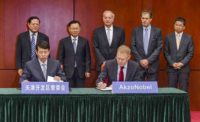 AkzoNobel recently participated in a signing ceremony to announce the relocation of the company’s current Tianjin plant to the newly formed Nangang Chemical Park of the Binhai District in Tianjin, China.