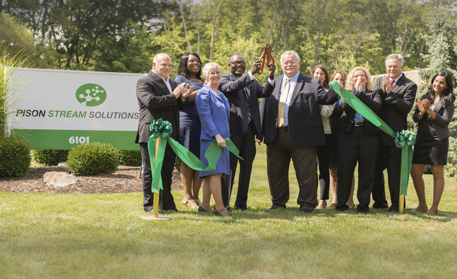 Pison Stream Solutions ribbon-cutting ceremony