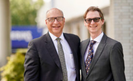 Phil McDivitt, CEO (left) and Andrew Leigh (right) director of compounding technology at Ascend Performance Materials.
