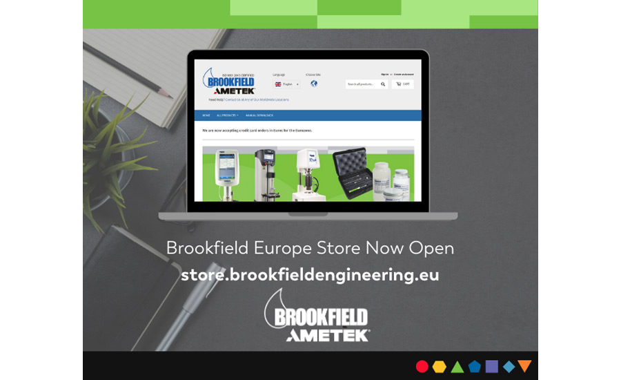 AMETEK Brookfield European website