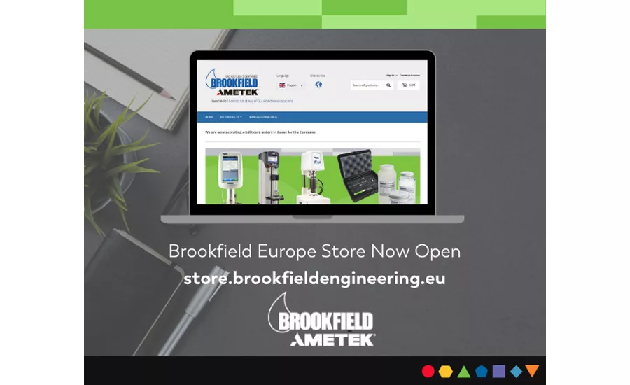 AMETEK Brookfield European website