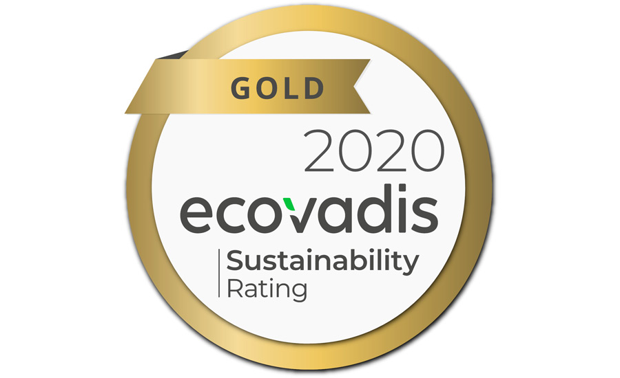 EcoVadis Gold rating 