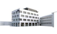 Rendering of Allnex Research and Development center in Wellendorf