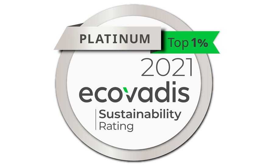 EcoVadis Platinum 