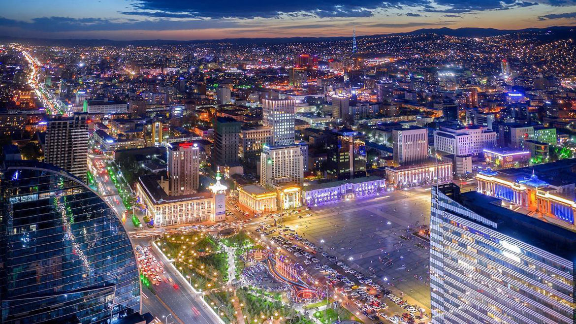 Image of Ulaanbaatar, the capital of Mongolia