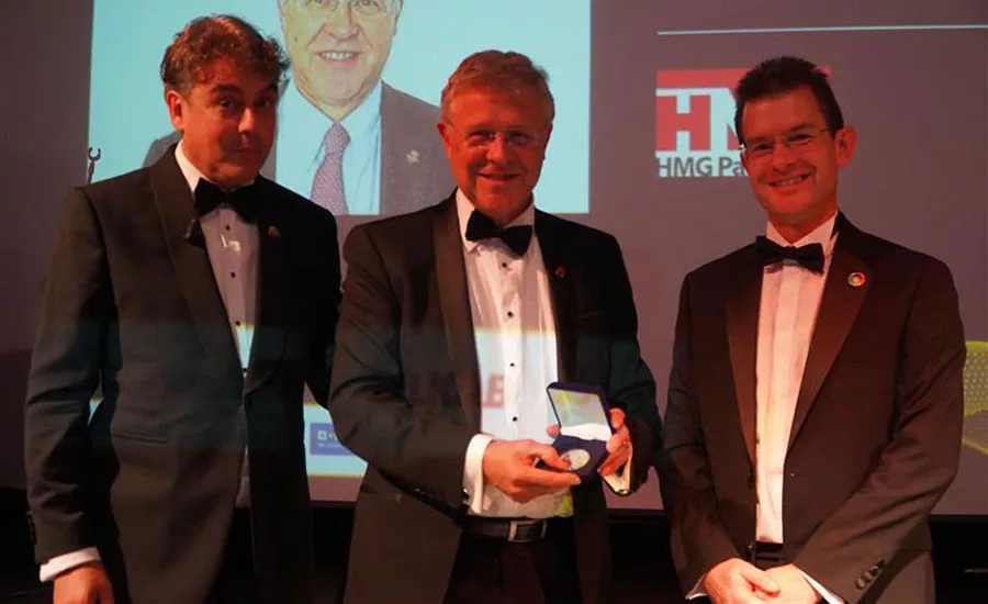 Photo of BCF President Guy Williams, John Falder, and BCF CEO Tom Bowtell.