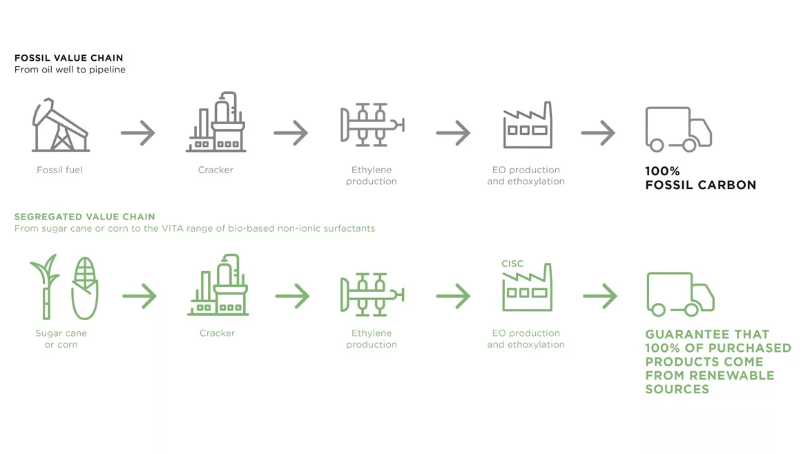 Image of chart explaining Clariant's Vita range
