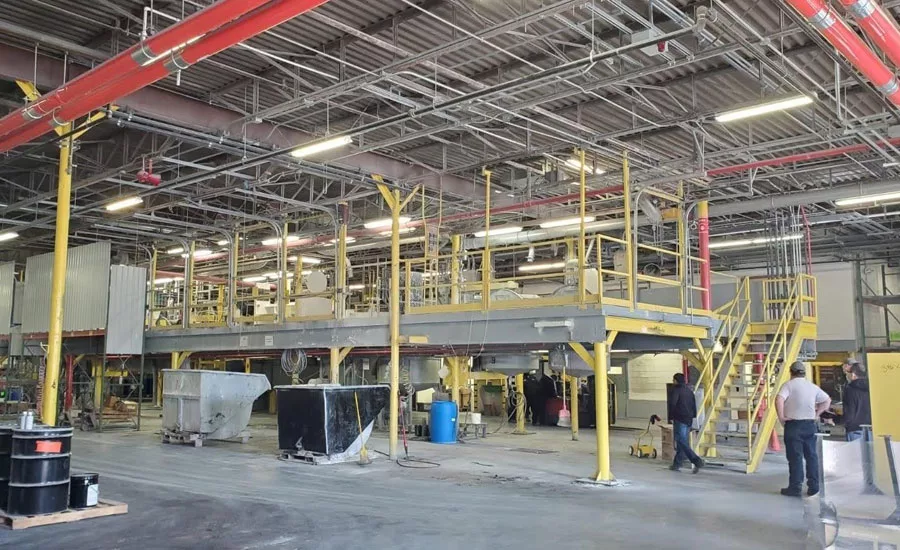 Photo of new paint shop of GDB International