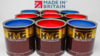 Photo of HMG paint cans