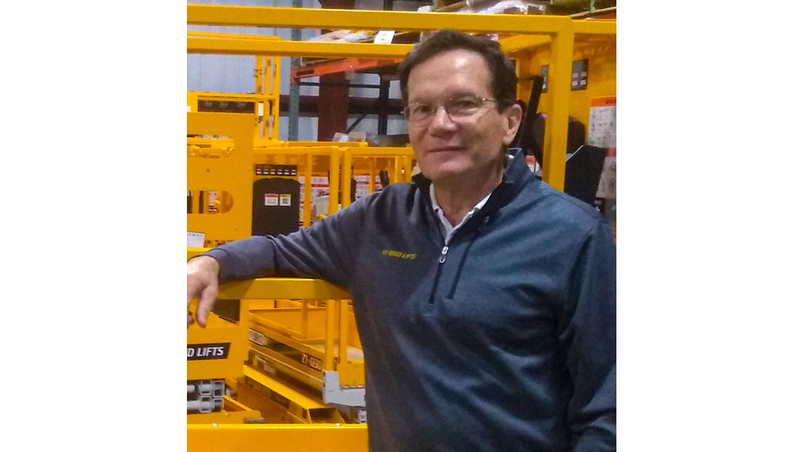 Photo of Jay Sugar, new President and CEO of Hy-Brid Lifts by Custom Equipment 