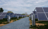 Photo of solar power facility