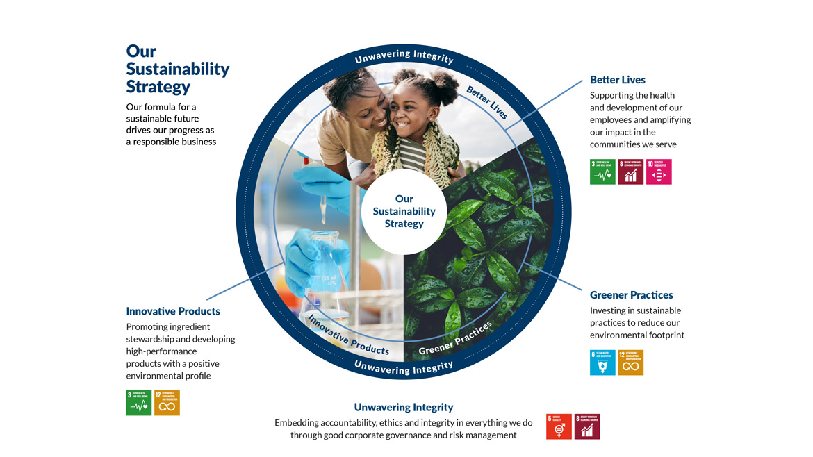 Image of Pilot Chemical's Sustainability infographic