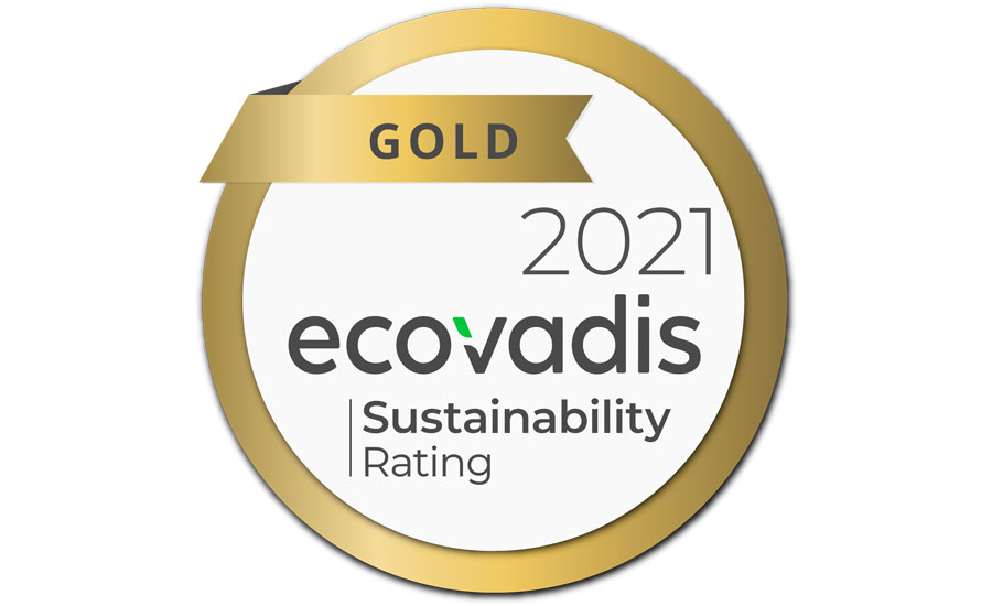 Nouryon EcoVadis Gold rating