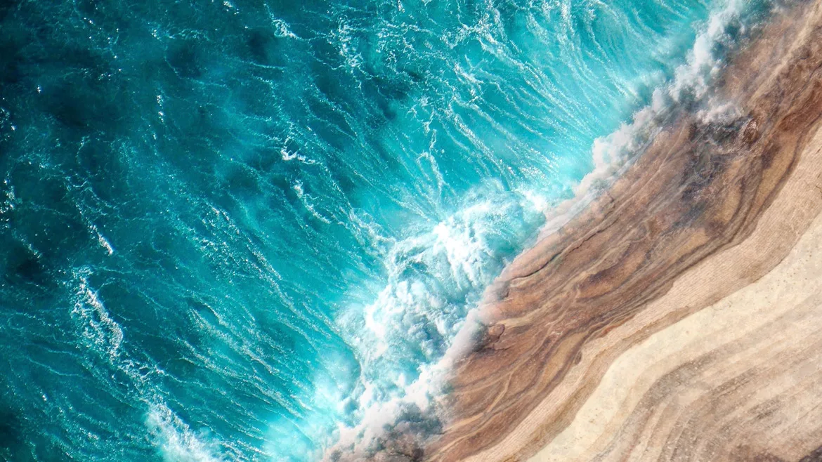 Photo of the ocean and the coast