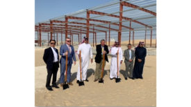 Photo of the groundbreaking ceremony for Colonial Chemical M.E. Arabia  