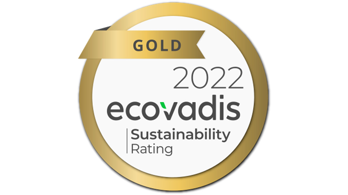 Image of the EcoVadis award