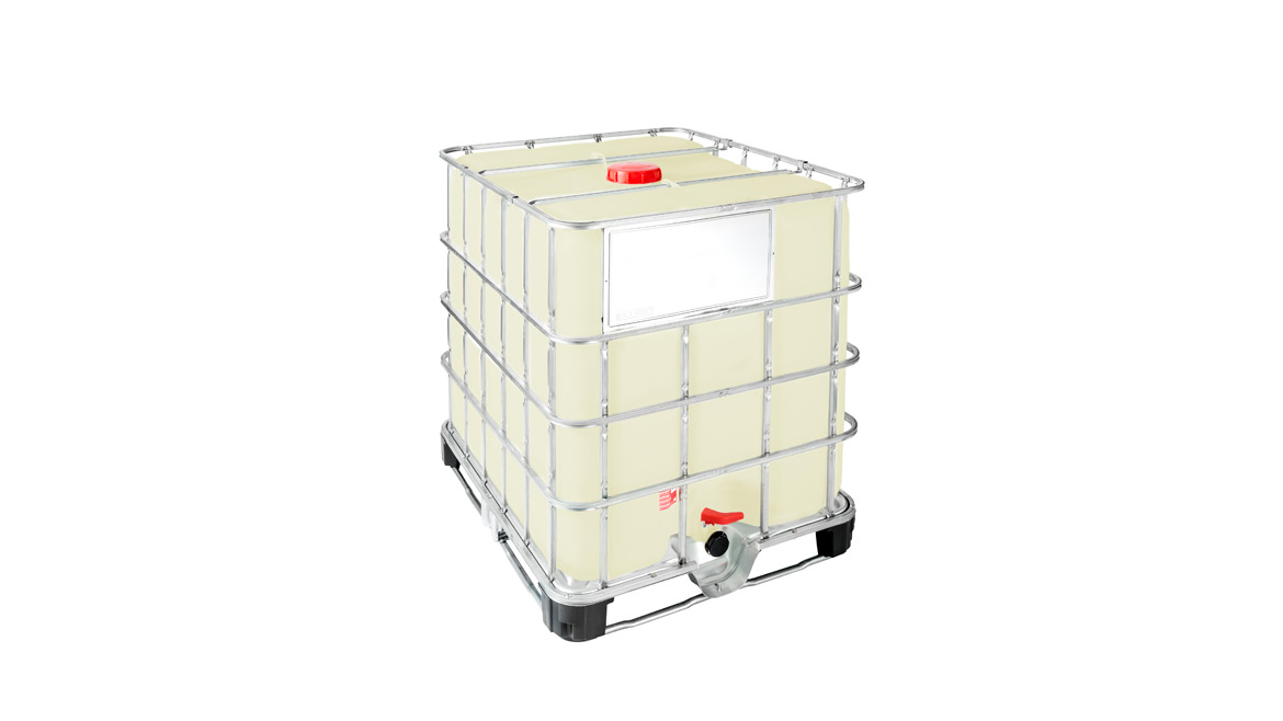 Photo of a Greif IBC with PCR