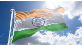 Photo of the Indian flag