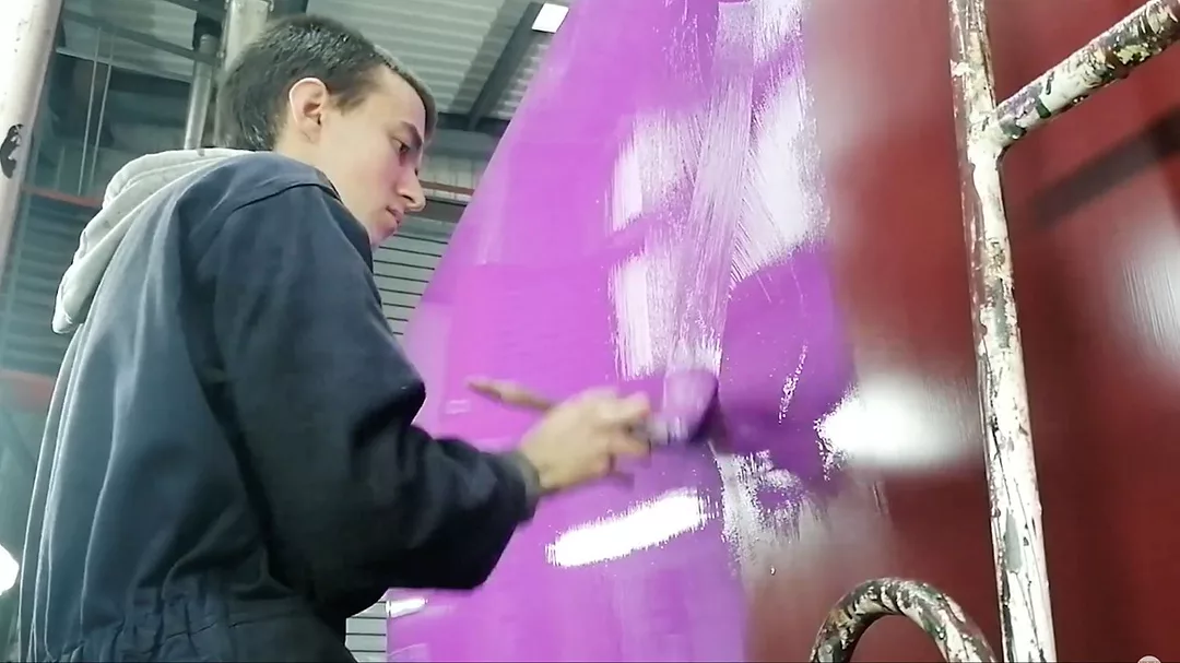 Photo of the painting of the Taw Valley