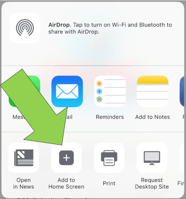 add home screen icon