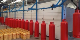 Gelling and Curing of Powder Coating by Gas Catalytic Infrared Heat