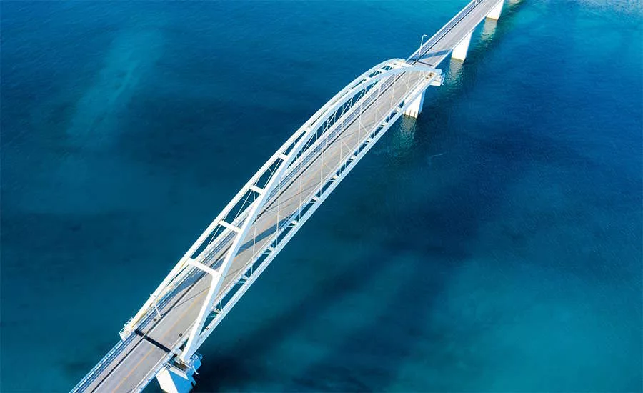 bridge across water